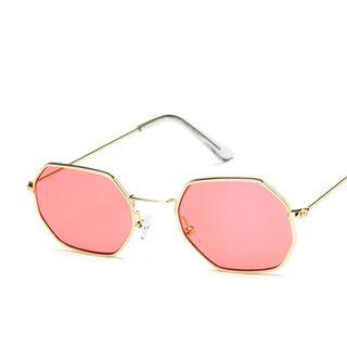 Geometric Metal Sunglasses