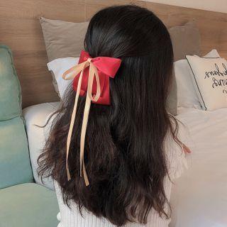 Two Tone Ribbon Hair Clip