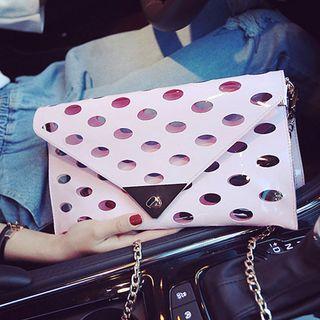 Cutout Envelope Shoulder Bag