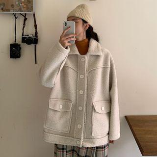 Long-sleeve Fleece Coat