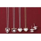 Faux Pearl Animal Bracelet / Necklace / Earring