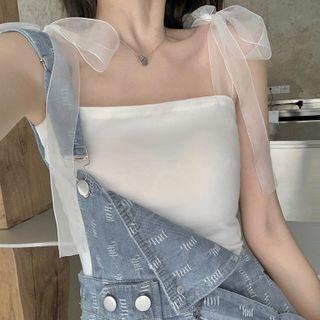 Mesh Strap Camisole Top