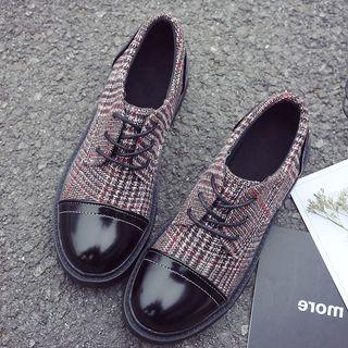 Check Oxford Shoes