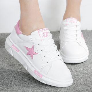 Star Lace Up Sneakers