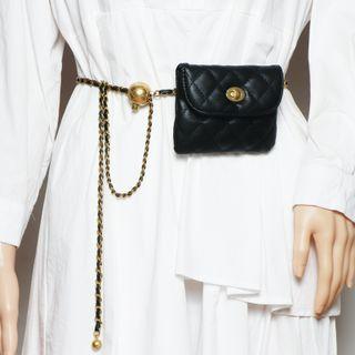 Chain Strap Crossbody Bag Black - One Size Black - One Size