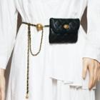 Chain Strap Crossbody Bag Black - One Size Black - One Size