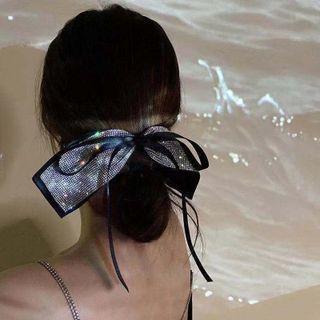 Rhinestone Hair Claw / Scrunchie / Hair Tie / Bun Maker