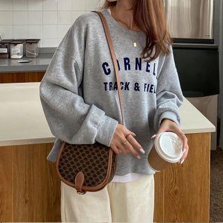 Buckled Flap Crossbody Bag Coffee - One Size
