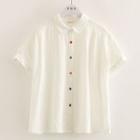 Short-sleeve Shirt White - One Size