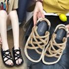 Braided Strap Sandals