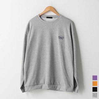 Receipt Print Cotton Sweatshirt