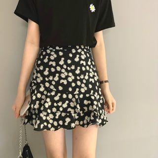 Floral Short-sleeve T-shirt / Shorts