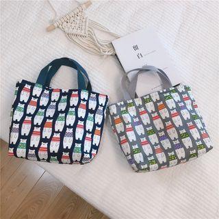 Bear Print Lunch Bag