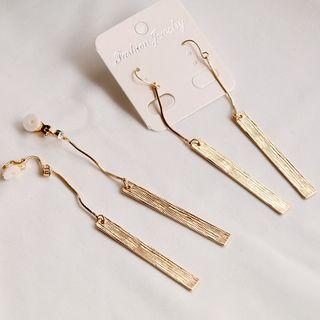 Bar Drop Ear Cuffs