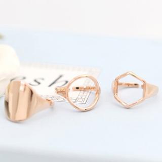 Set Of 3: Perforated Ring