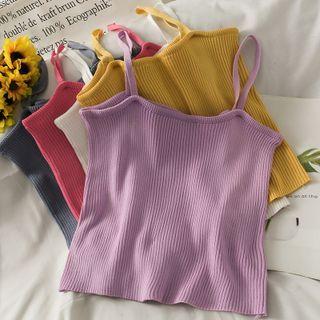 Skinny Knit Camisole Top In 8 Colors