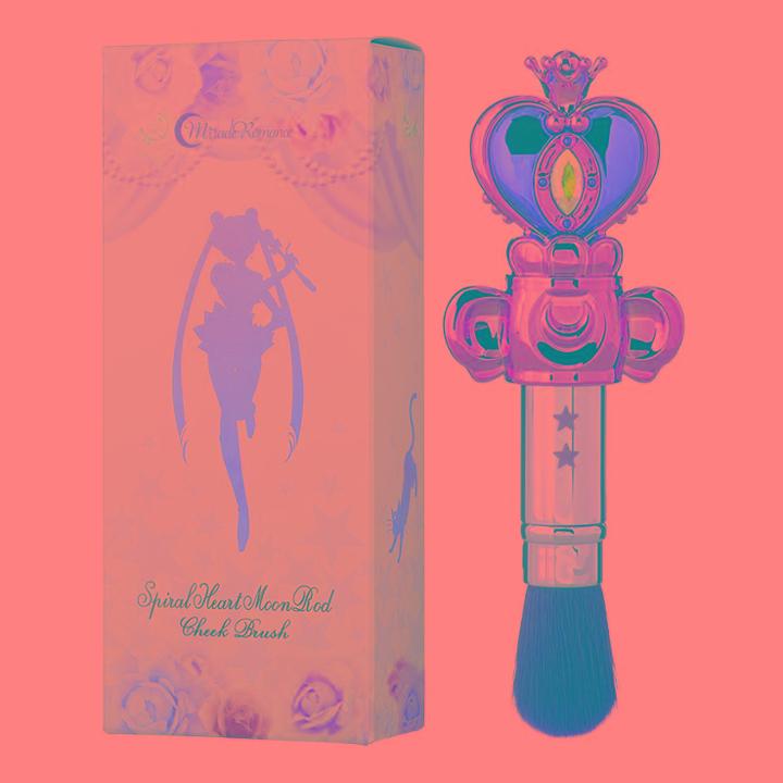 Creer Beaute - Sailor Moon Miracle Romance Spiral Heart Moon Rod Cheek Brush 1 Pc