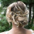 Wedding Branches Faux Pearl Headband Gold - One Size