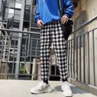 Checker Straight Fit Pants