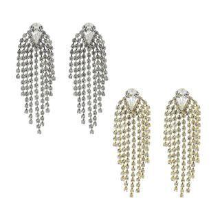 Rhinestone Cascade Earrings