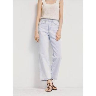 Straight-cut Jeans Light Blue - M
