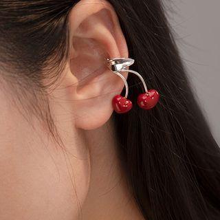 Cherry Alloy Cuff Earring