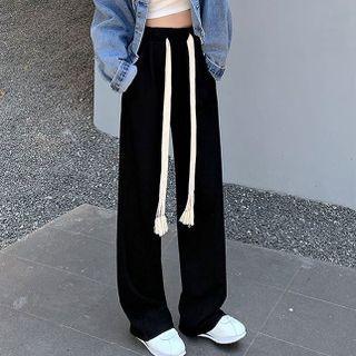 Drawstring Wide-leg Pants (various Designs)