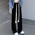 Drawstring Wide-leg Pants (various Designs)
