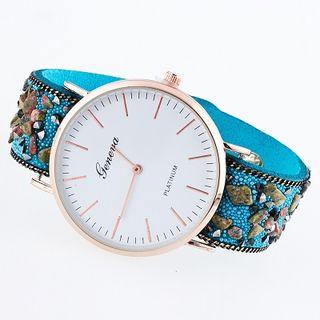 Jeweled Strap Watch