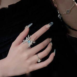Moonstone Alloy Ring (various Designs) / Set