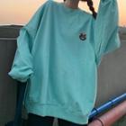 Badge Embroidered Sweatshirt