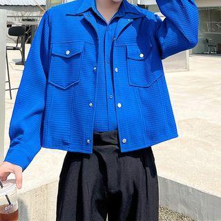 Button-up Pocket Detail Vest / Shirt