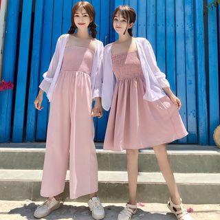 Strapless A-line Dress / Jumpsuit / Light Jacket