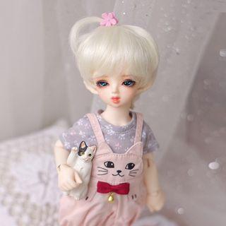 Ball-jointed Doll Floral Hair Clip