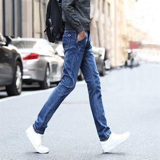 Regular Fit Washed Jeans