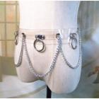 Set Of 3: Transparent Choker + Body Harness + Waist Belt