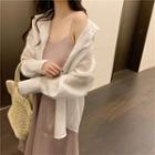 Strappy Midi A-line Dress / Plain Shirt