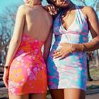 Halter-neck Floral Print Bodycon Dress