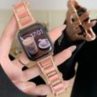 Faux Cat Eye Stone Rhinestone Apple Watch Band (various Designs)