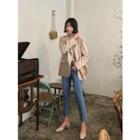 High-rise Washed Slim-fit Jeans
