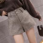 Chevron Print Wide Leg Shorts