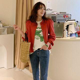 Layered-back Linen Shirt