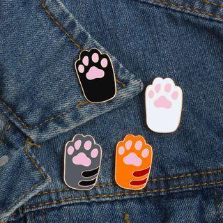 Cat Paw Alloy Brooch