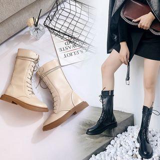 Lace-up Mid-calf Boots / Tall Boots