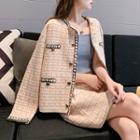 Set: Tweed Jacket + Tweed Mini Skirt