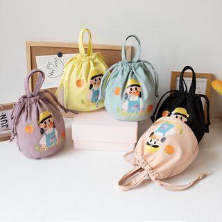 Print Canvas Lunchbox Bag
