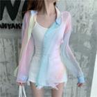 Sheer Light Jacket As Shown In Figure - One Size