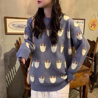 Crown Jacquard Sweater