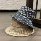 Patterned Foldable Denim Bucket Hat