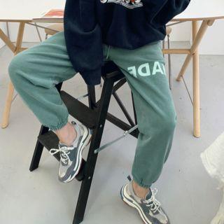 Made Printed Fleece-lined Jogger Pants